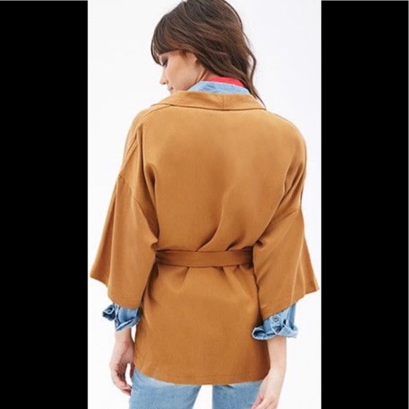 Forever 21 Woven Wrap Cardigan - Picture 2 of 6